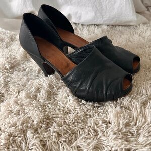 Chie Mihara Black Magic Pebble Leather - Size 37